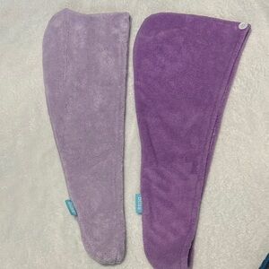 Set of two Bliss Purple Head Towels